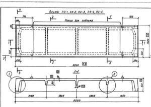 Плита ребристая П3-3 - ООО "ПромСпецСтрой"